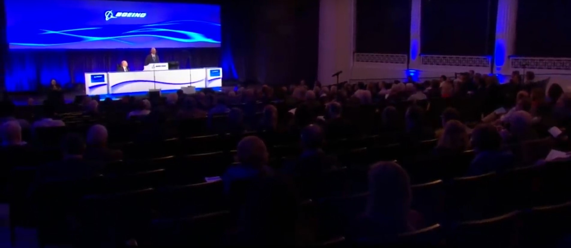 Video Boeing's Dennis Muilenburg Addresses Shareholders At Annual