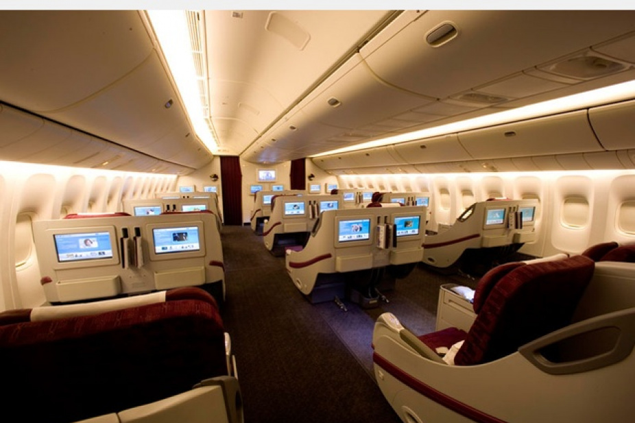 Qatar airways фото салона